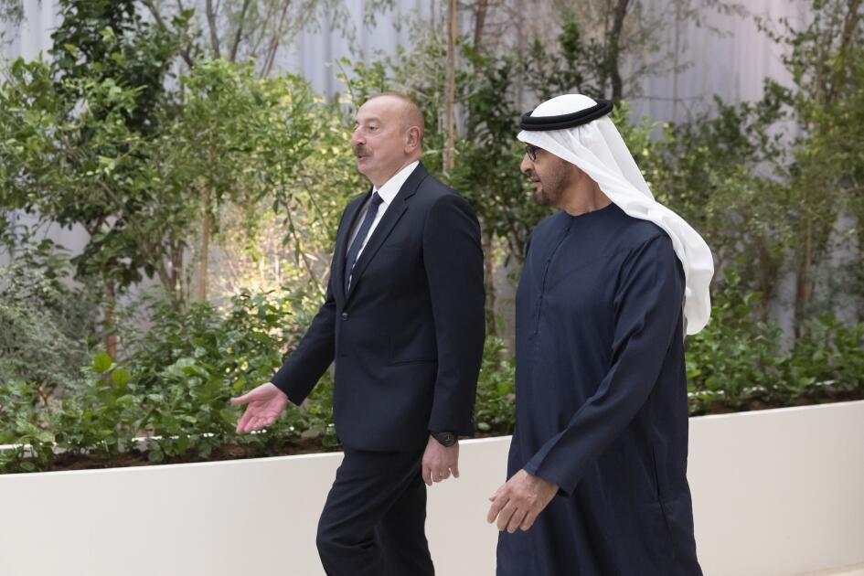 Состоялась встреча Президента Ильхама Алиева с Президентом ОАЭ