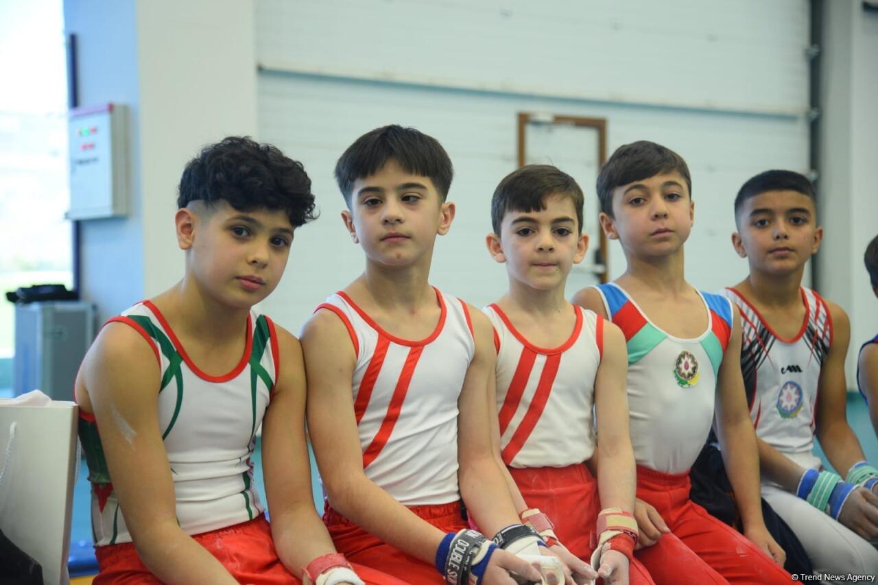 Проходят соревнования чемпионата Азербайджана и первенства Баку по мужской и женской спортивной гимнастике