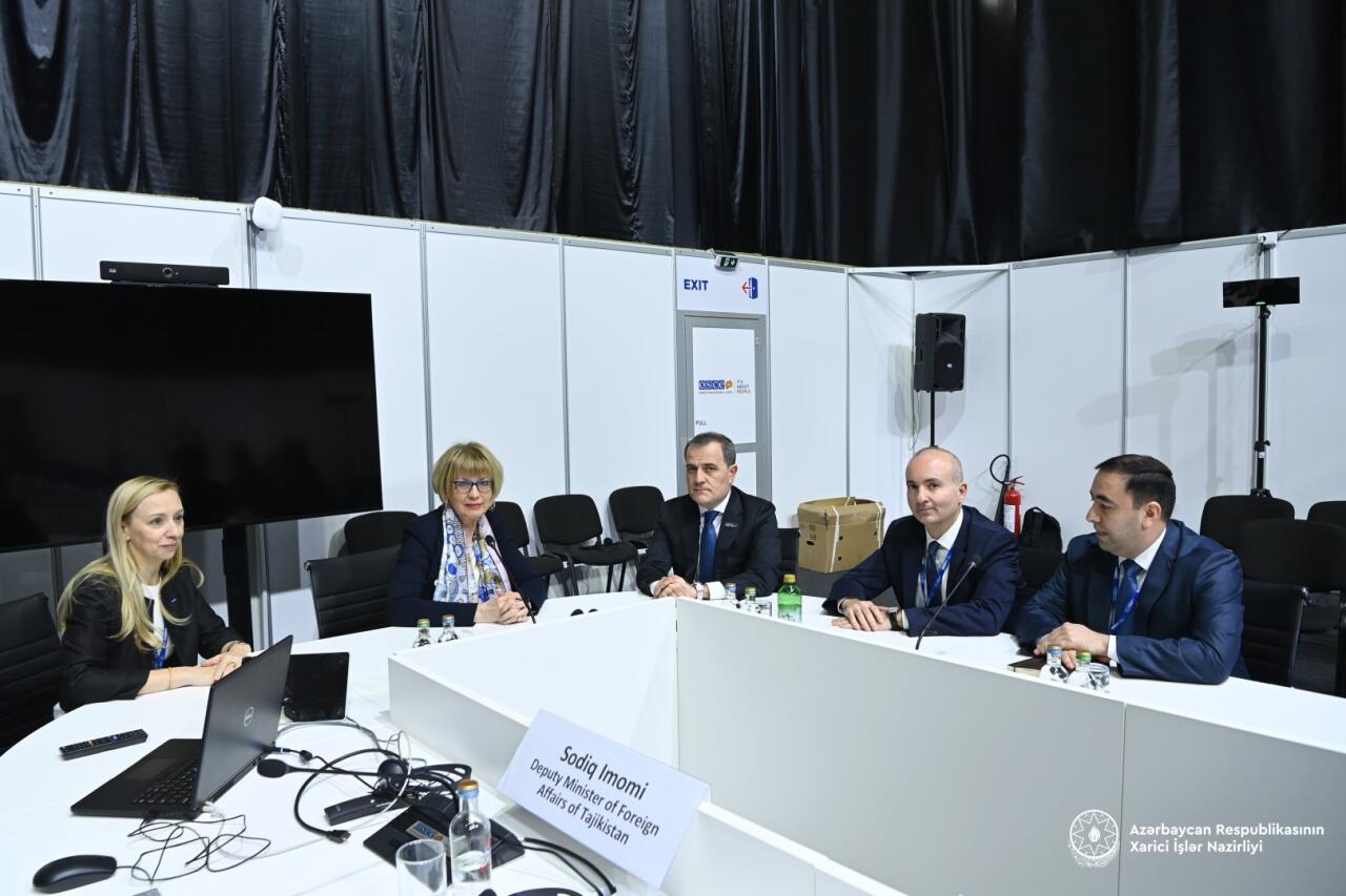 Джейхун Байрамов обсудил региональную и международную безопасность с генсеком ОБСЕ