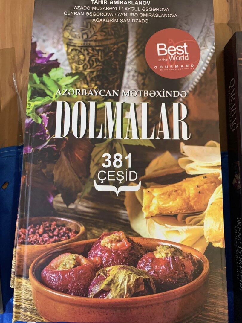 Азербайджанское издание о долме отмечена в Эр-Рияде наградой "Лучшая кулинарная книга за последние 25 лет"