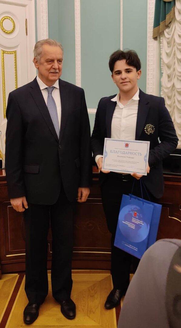 Азербайджанский вокалист признан лучшим студентом СНГ в Санкт-Петербурге