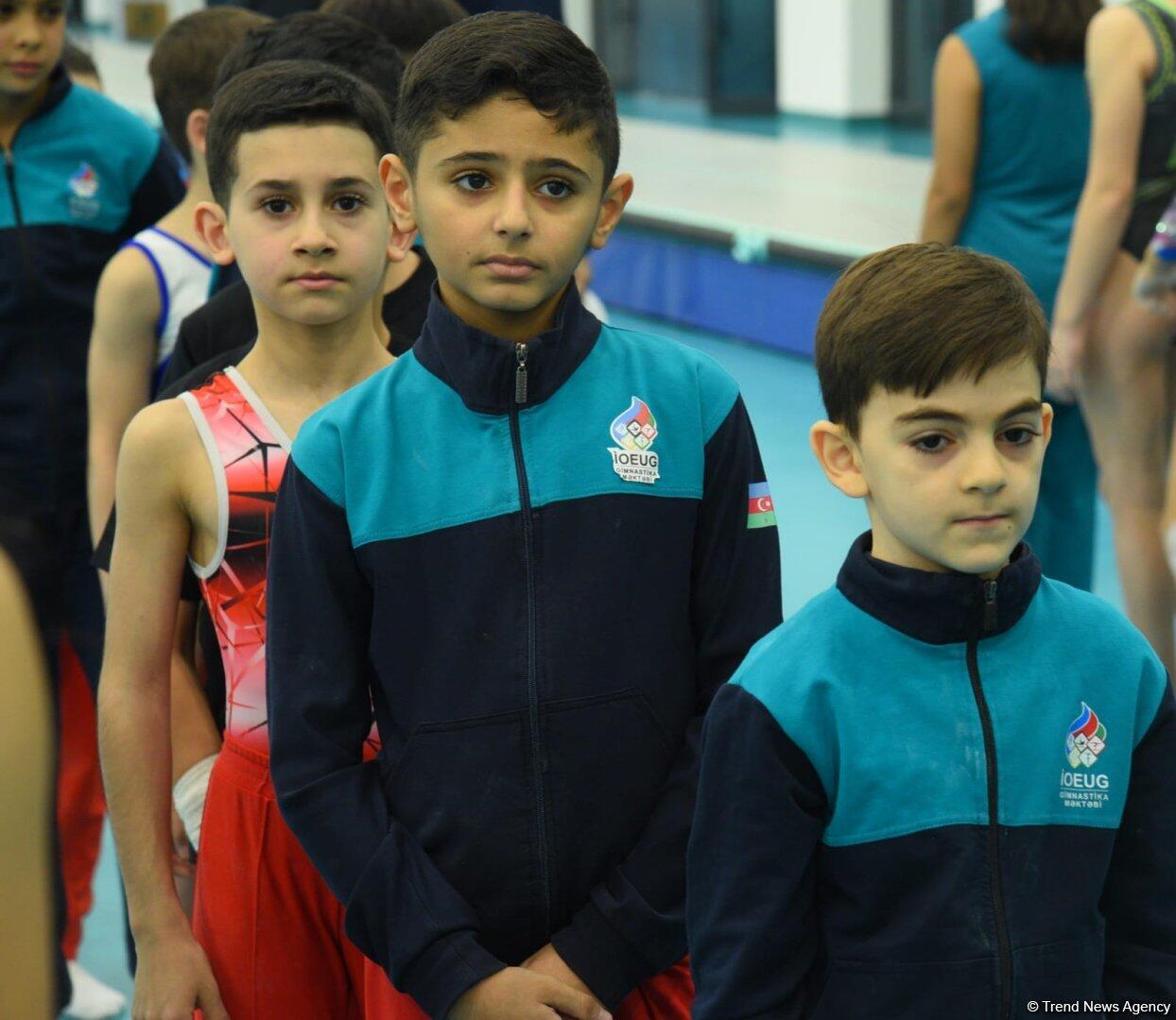 Проходит заключительный соревновательный день чемпионата Азербайджана и первенства Баку по мужской и женской спортивной гимнастике