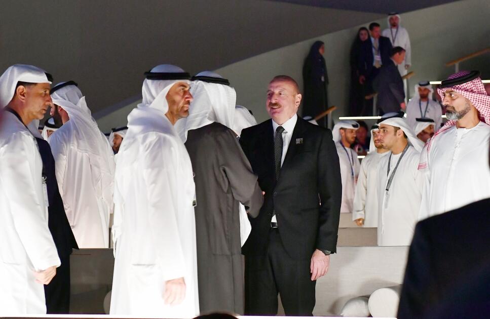 Президент Ильхам Алиев принял участие в мероприятии по случаю Национального дня ОАЭ в Дубае