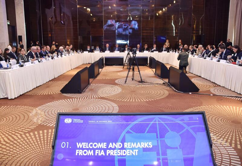 В Баку начались заседания Генеральной ассамблеи FIA