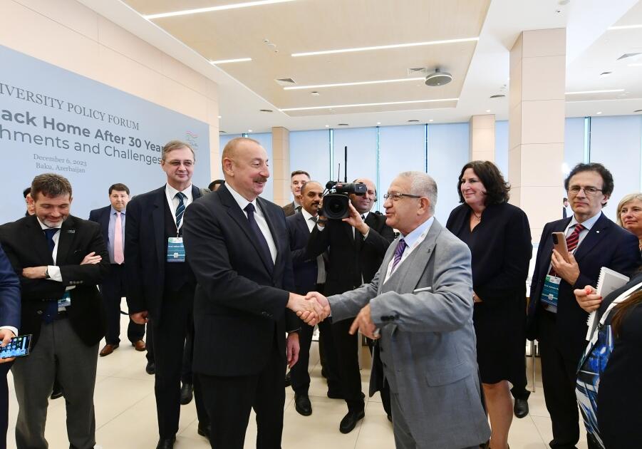 Президент Ильхам Алиев принял участие в Форуме «Карабах: Возвращение домой спустя 30 лет. Достижения и трудности»