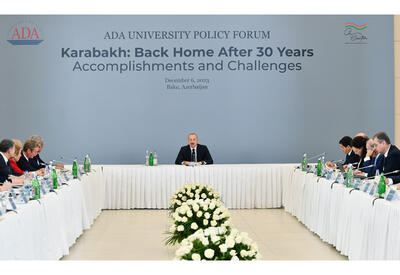 Президент Ильхам Алиев принял участие в Форуме «Карабах: Возвращение домой спустя 30 лет. Достижения и трудности» - ФОТО - ВИДЕО