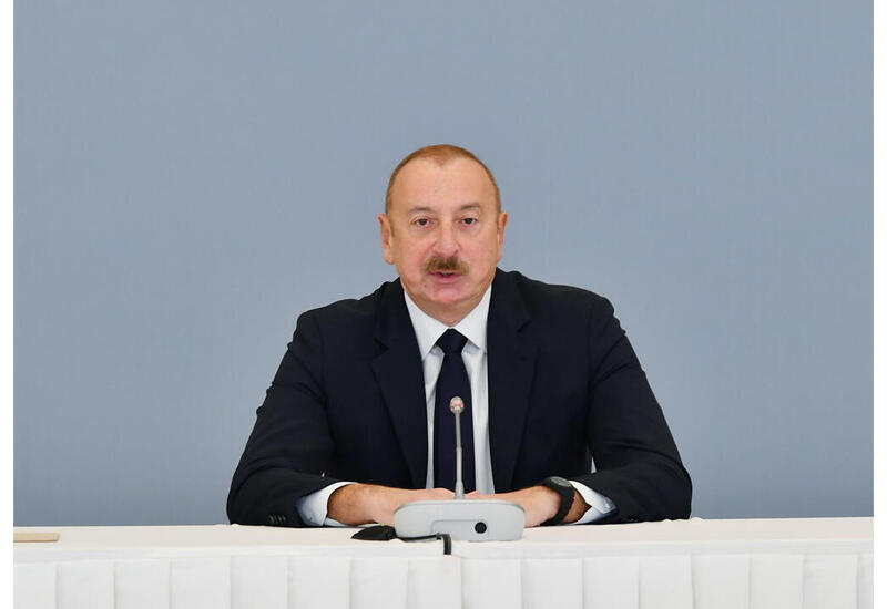 Президент Ильхам Алиев: Когда мы восстановили свой суверенитет, в Карабахе находился большой армянский контингент