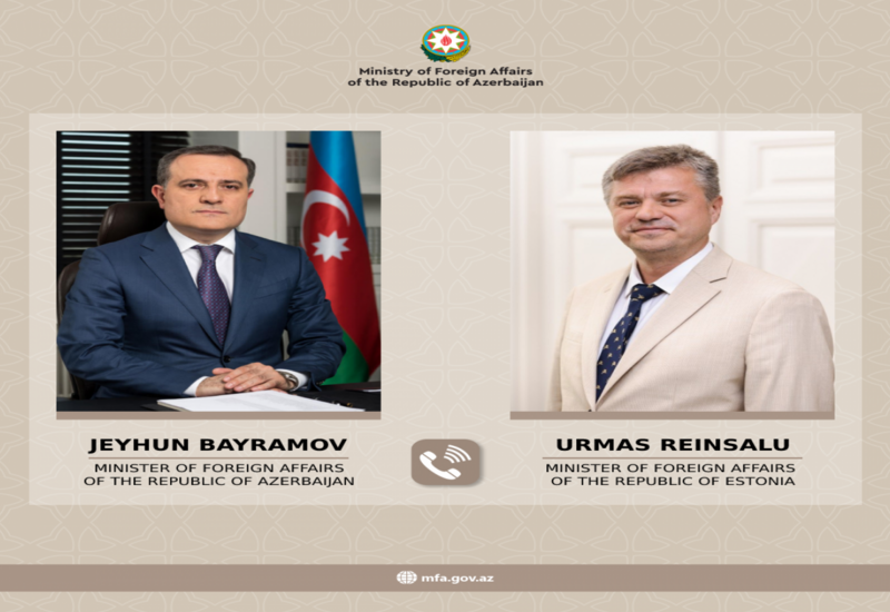 Главы МИД Азербайджана и Эстонии обсудили текущие процессы в регионе