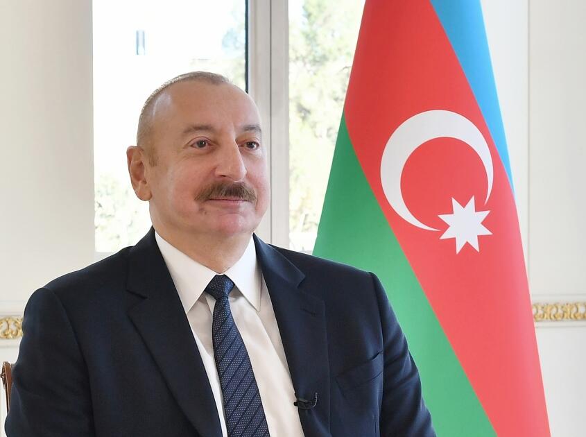 Президент Азербайджана Ильхам Алиев дал интервью телеканалу «Евроньюс»
