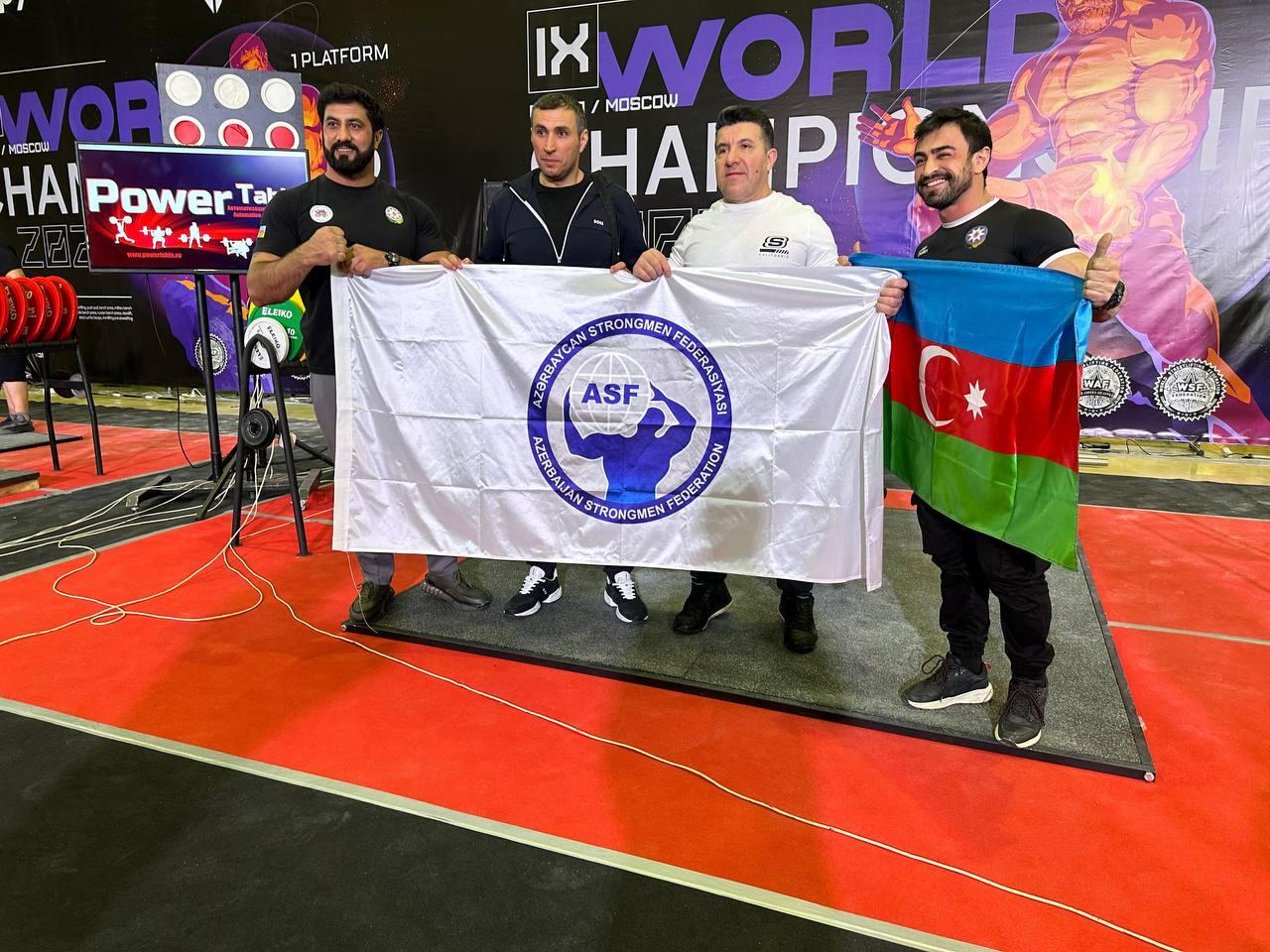 Azərbaycan Strongmen Federasiyasının Prezidenti  və Vitse prezidenti Dünya çempionu oldu