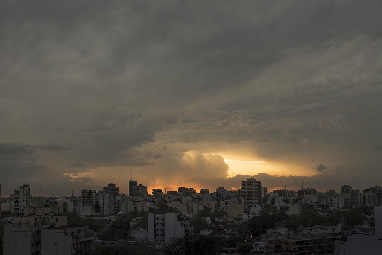 Сильная буря Буэнос-Айресе