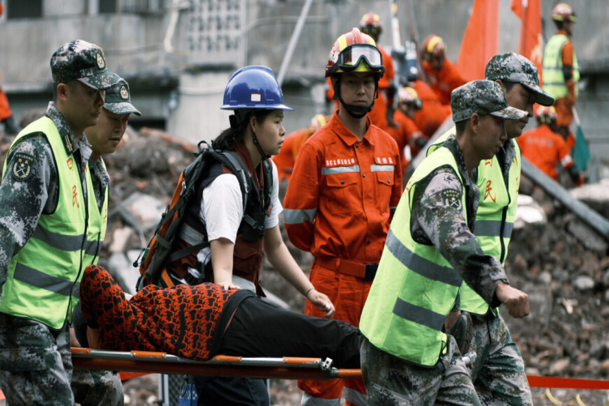 Довольно сильное землетрясение в Китае