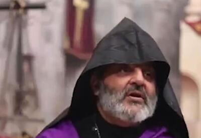 Армянский священник в своей проповеди призвал армян к войне с Азербайджаном - ВИДЕО