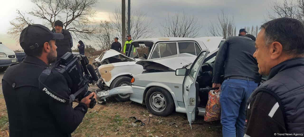 В Барде столкнулись два автомобиля