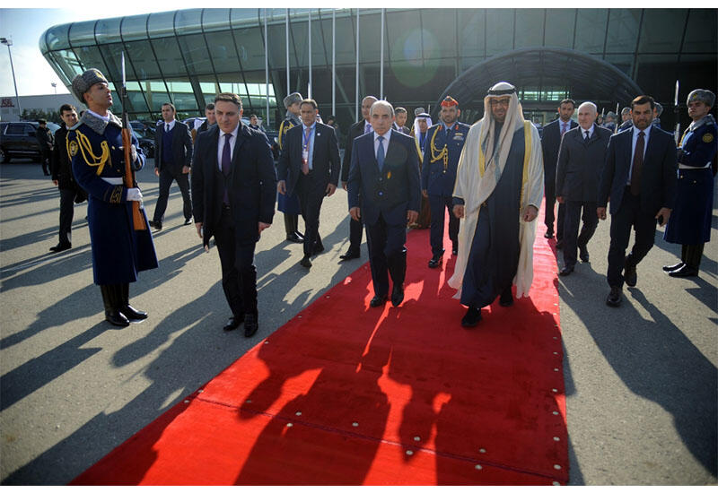 Завершился официальный визит в Азербайджан Президента Объединенных Арабских Эмиратов Шейха Мухаммеда бен Заида Аль Нахайяна