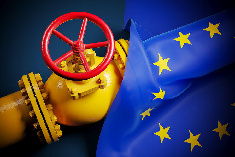 Запасы газа в хранилищах Европы опустились