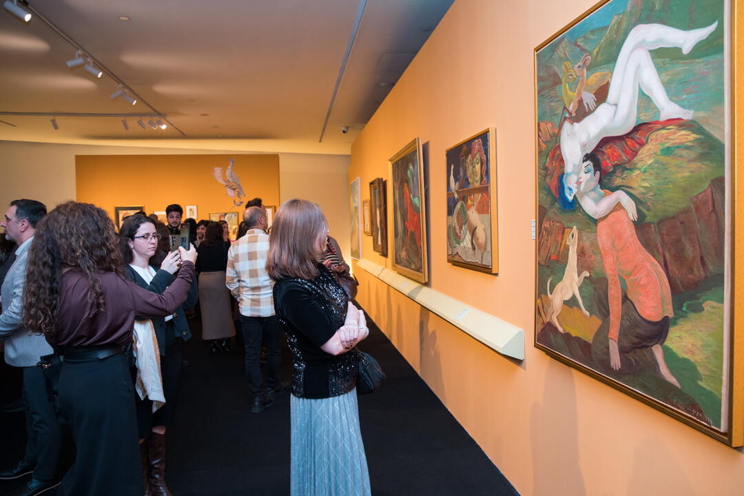 В Центре Гейдара Алиева открылась выставка грузинского художника Ладо Гудиашвили
