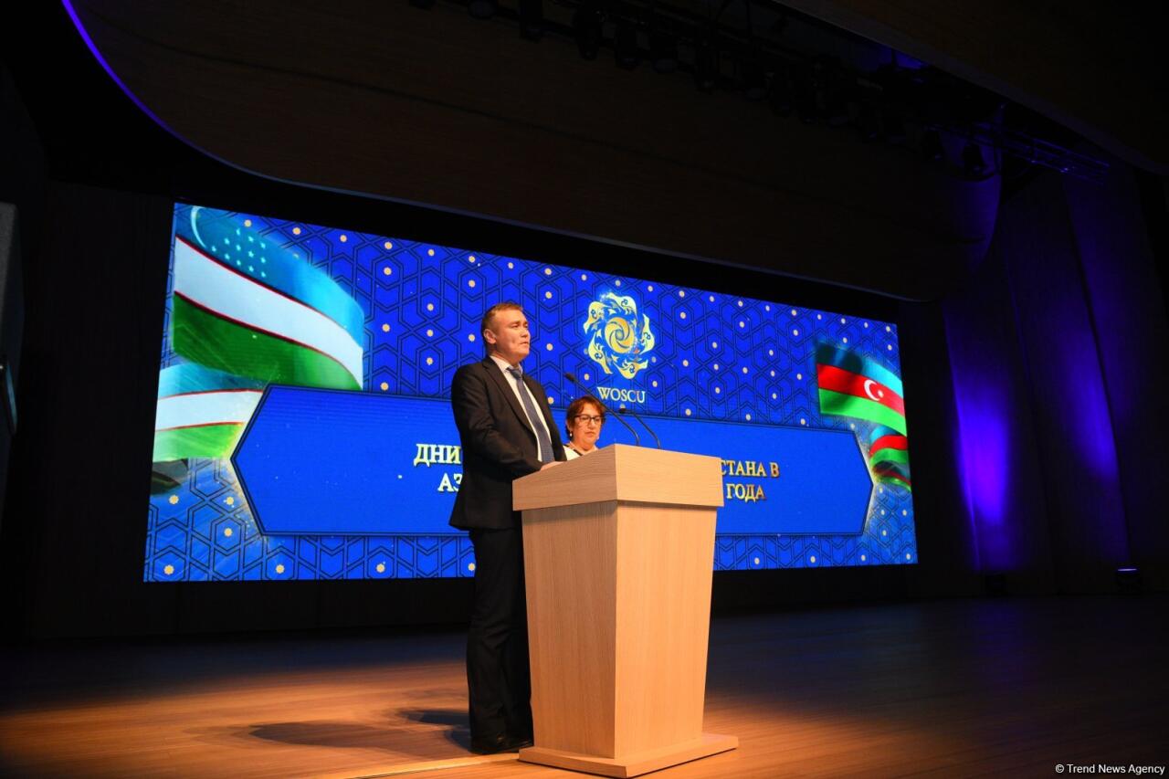 В Центре Гейдара Алиева состоялось торжественное открытие Дней науки и культуры Узбекистана