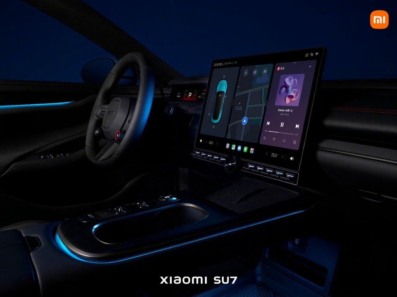 Xiaomi SU7 показали внутри и снаружи