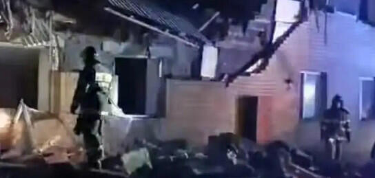 Взрыв в жилом доме в Казахстане,