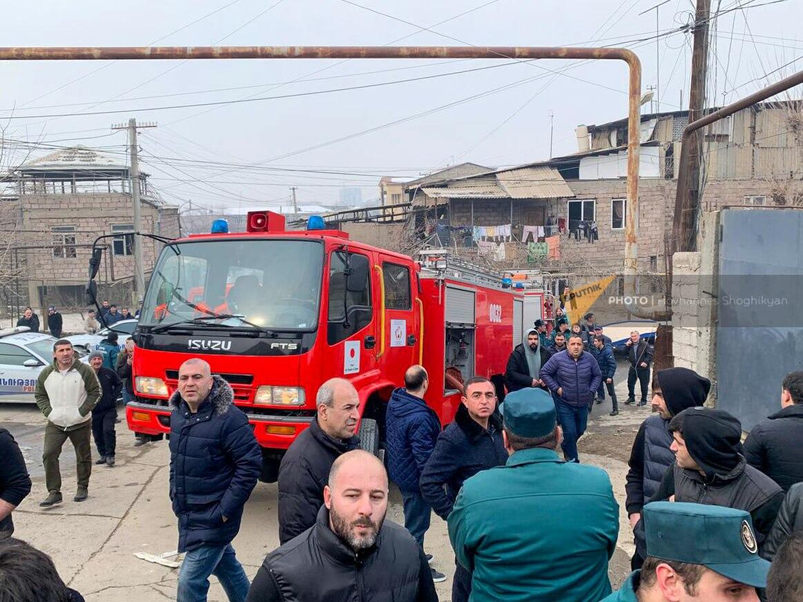 Взрыв с обрушением в Ереване
