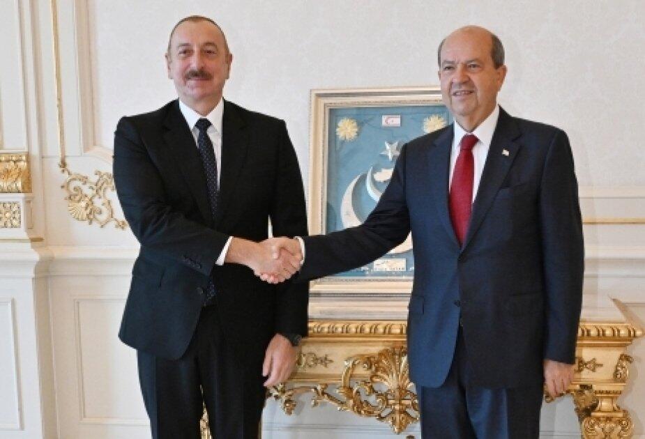 Президент Северного Кипра поздравил Президента Азербайджана Ильхама Алиева