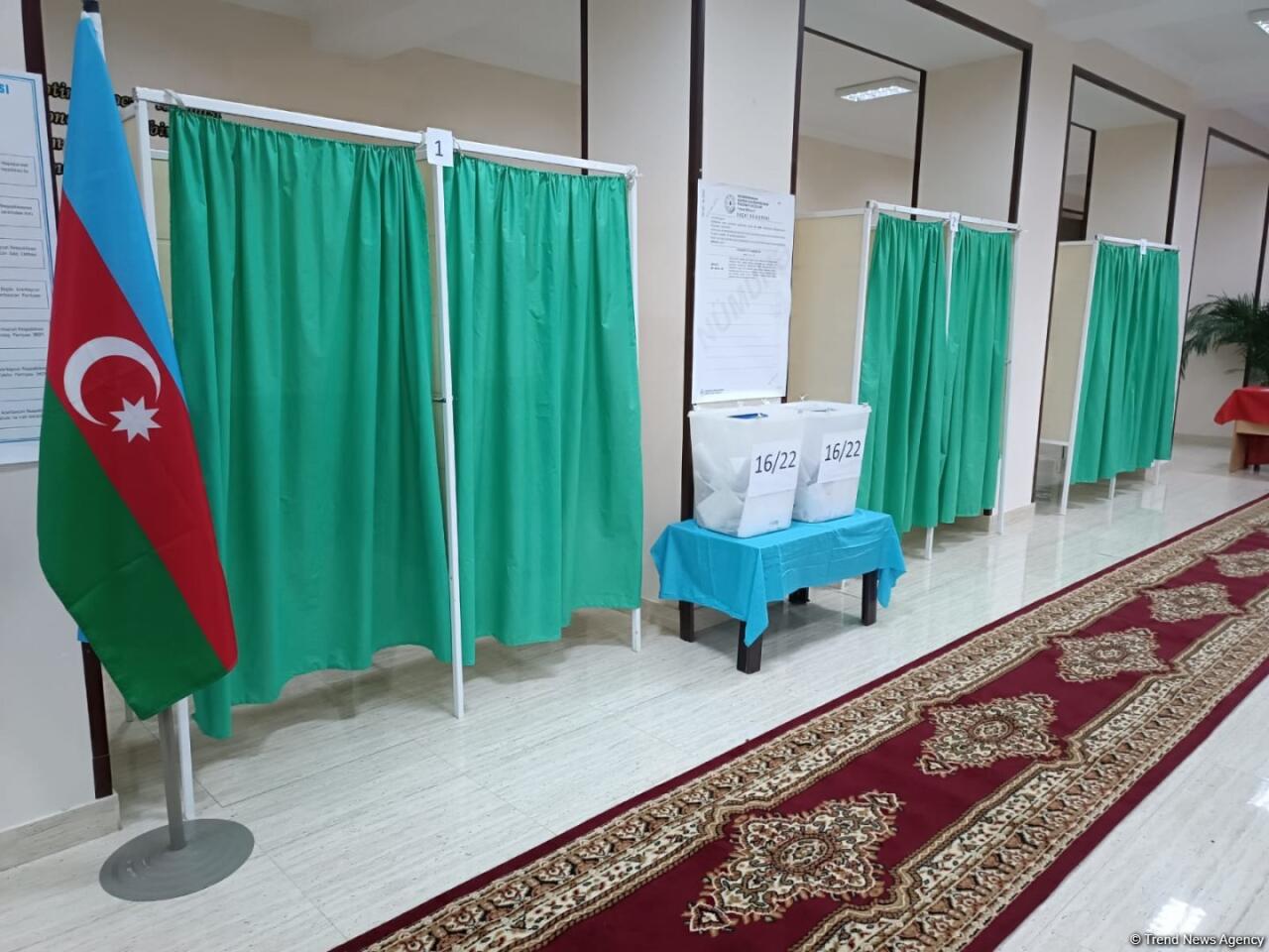 Избиратели в Азербайджане продолжают активно участвовать в президентских выборах