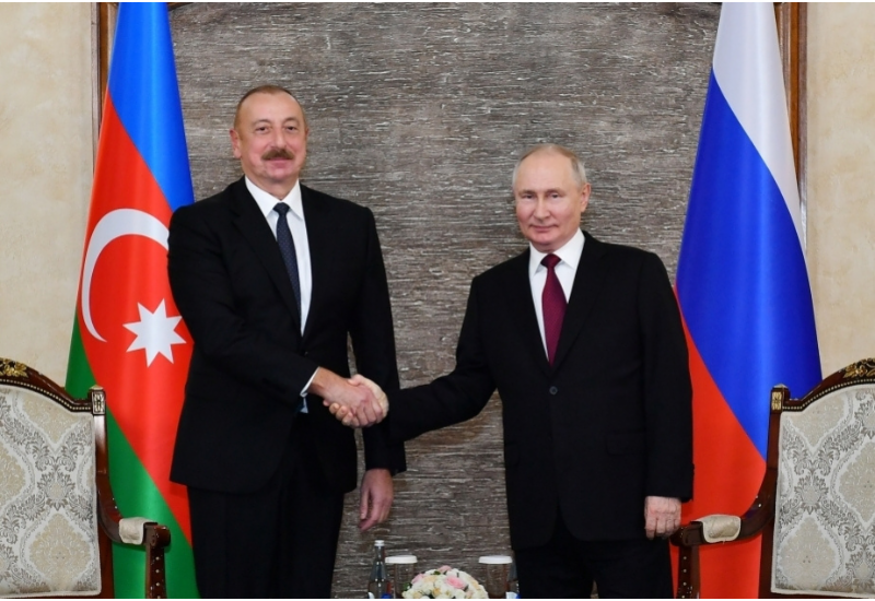 Владимир Путин направил поздравительное письмо Президенту Ильхаму Алиеву
