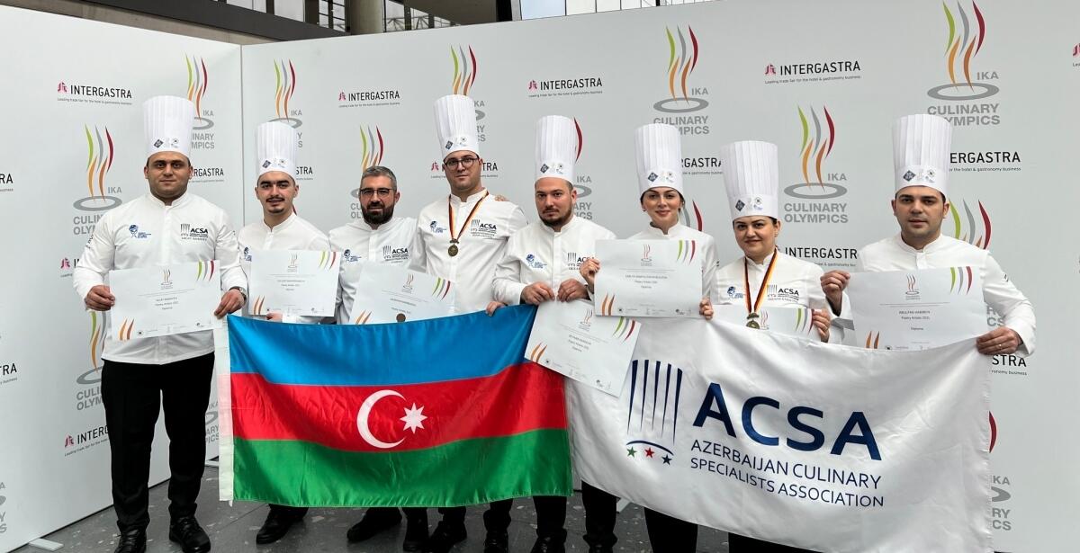 Азербайджанские кулинары удостоены наград Всемирной кулинарной олимпиады