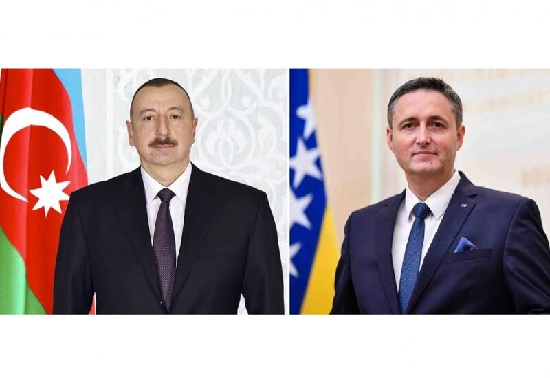Член президиума Боснии и Герцеговины поздравил Президента Ильхама Алиева