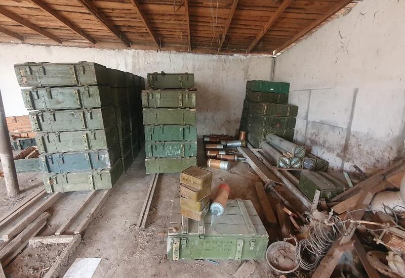 Арсенал армянского вооружения найден в Ходжавенде