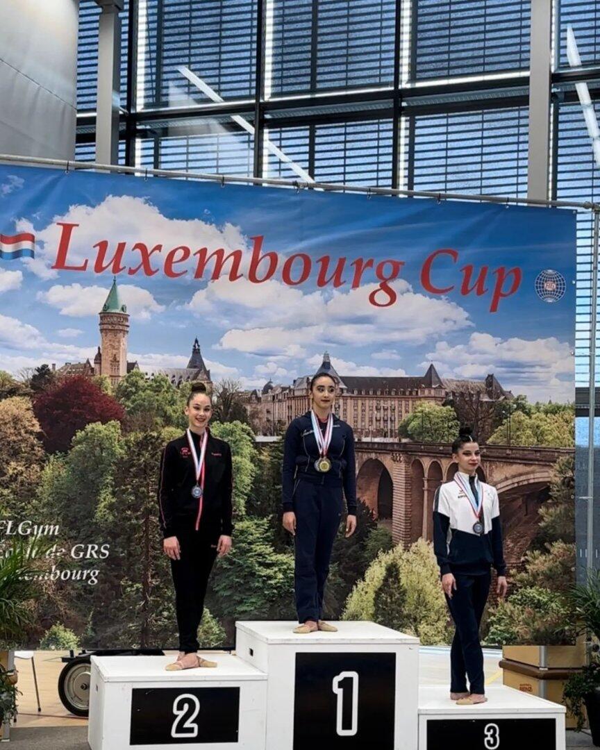 Успех азербайджанских гимнасток на международном турнире в Люксембурге