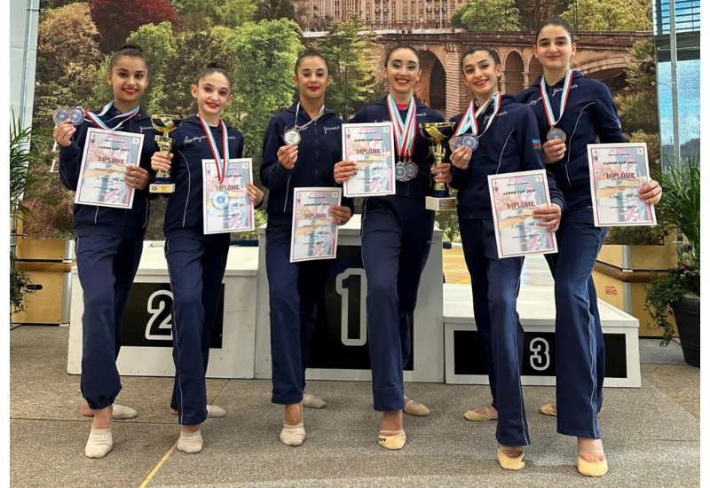 Успех азербайджанских гимнасток на международном турнире в Люксембурге