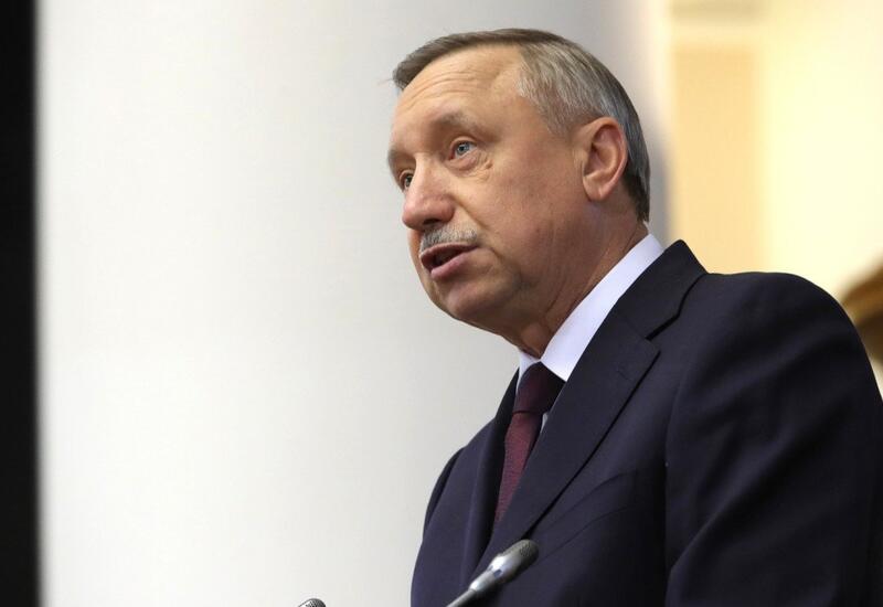 Губернатор города Санкт-Петербург Российской Федерации поздравил Президента Ильхама Алиева