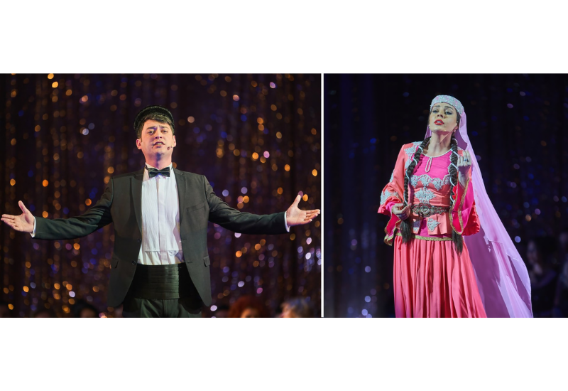 Азербайджанские артисты выступили на юбилее российского театра