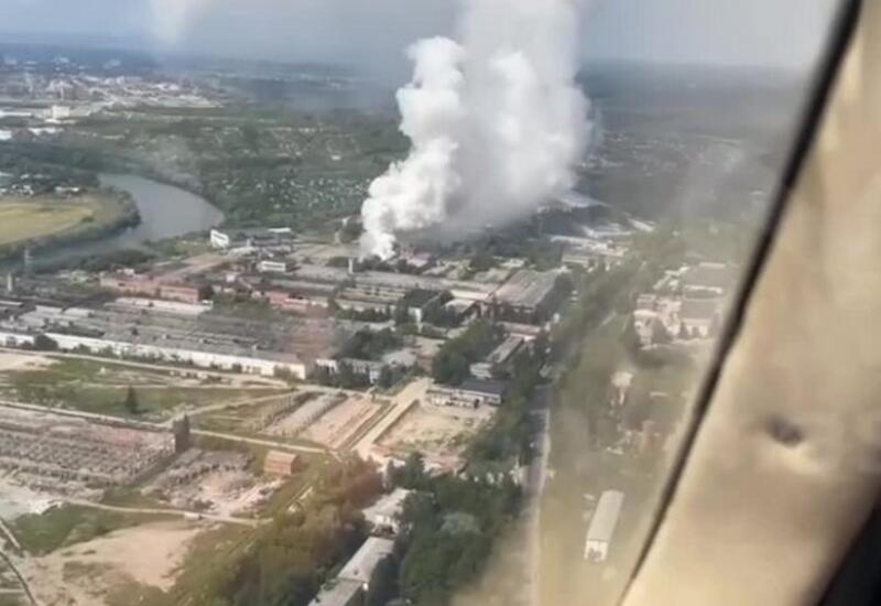 Пожар на заводе МиГ в России