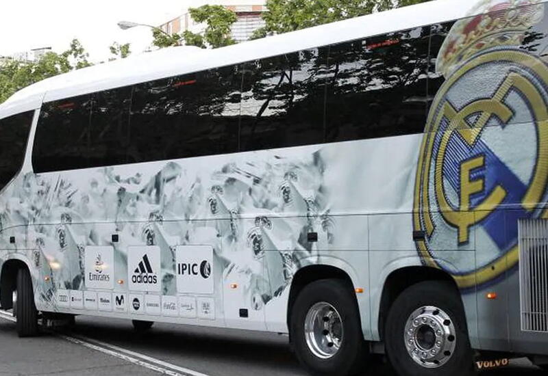 Автобус мадридского «Реала» попал в аварию
