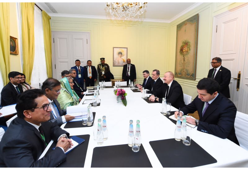 Президент Азербайджана встретился в Мюнхене с премьер-министром Бангладеша
