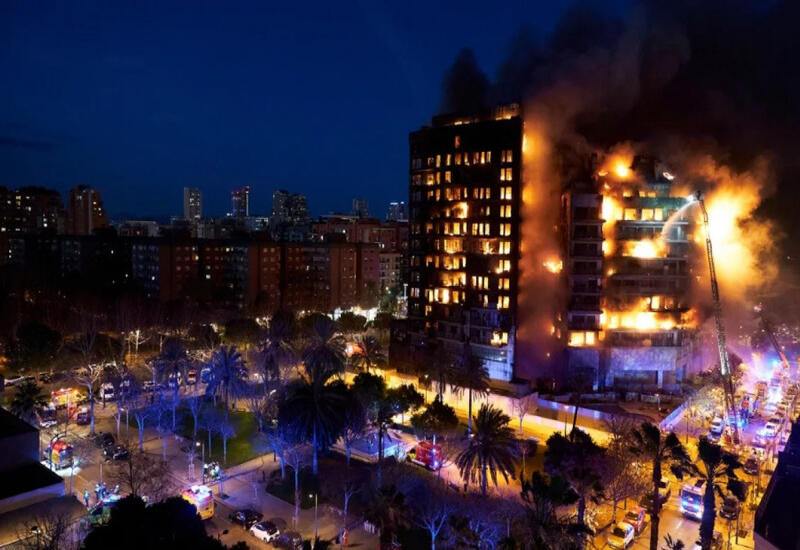 Страшный пожар в Испании