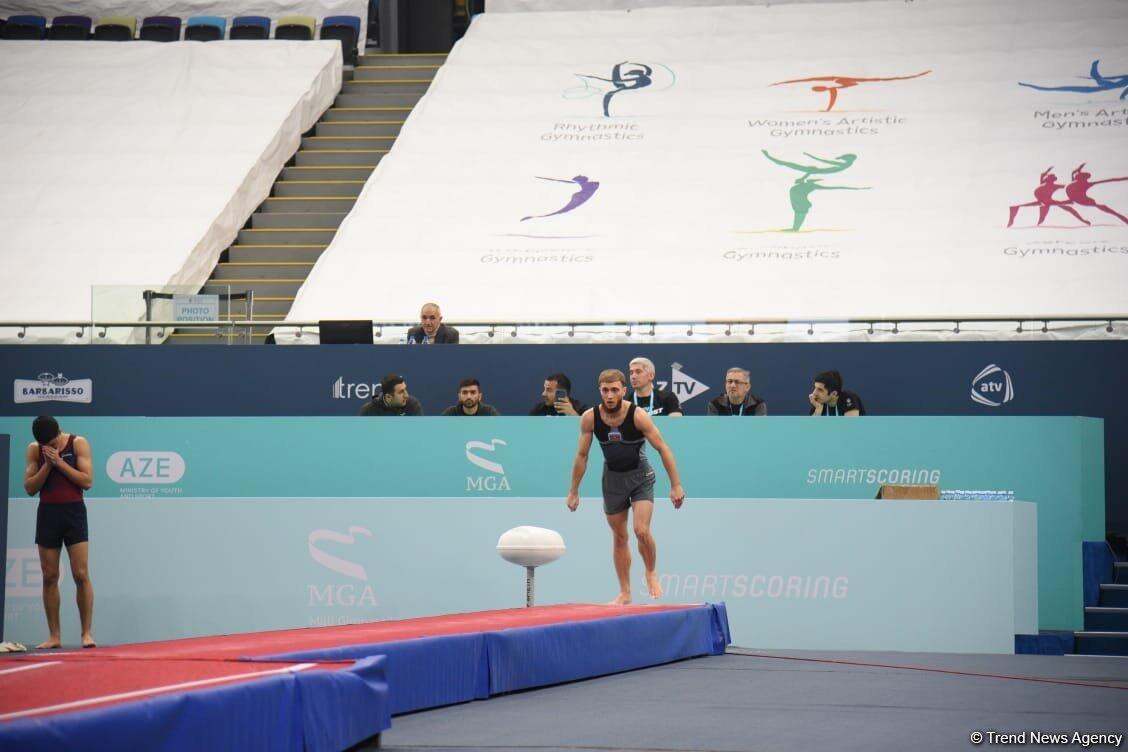 Азербайджанские гимнасты Михаил Малкин и Адиль Гаджизаде вышли в финал Кубка мира в Баку