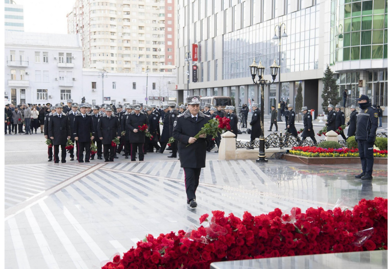 Сотрудники СГБ Азербайджана посетили памятник жертвам Ходжалинского геноцида