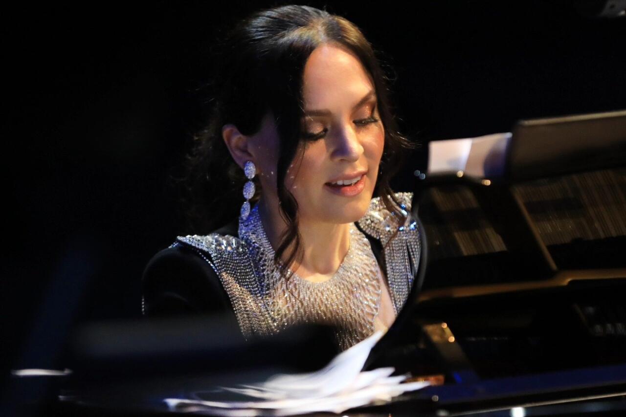 В Баку выступила всемирно известная американская пианистка