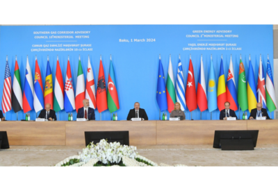 Президент Ильхам Алиев принял участие в заседании Консультативного совета Южного газового коридора в Баку - ФОТО - ВИДЕО