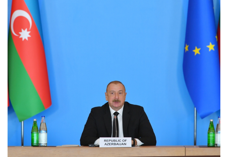 Президент Ильхам Алиев: Расширение Южного газового коридора и другие газовые проекты должны реализовываться таким образом, чтобы не нанести ущерб нашей главной цели