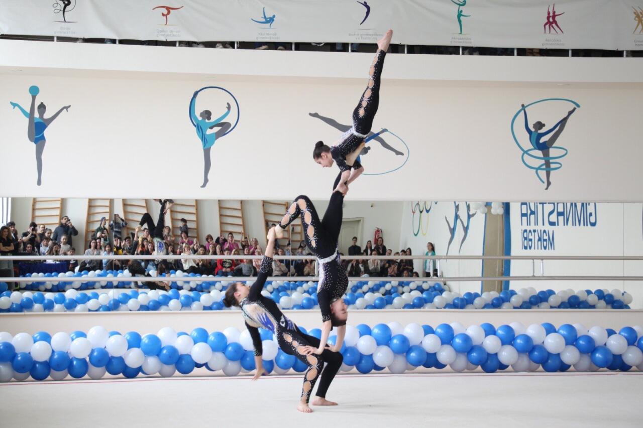 В Баку прошло мероприятие "Спорт начинается с гимнастики"