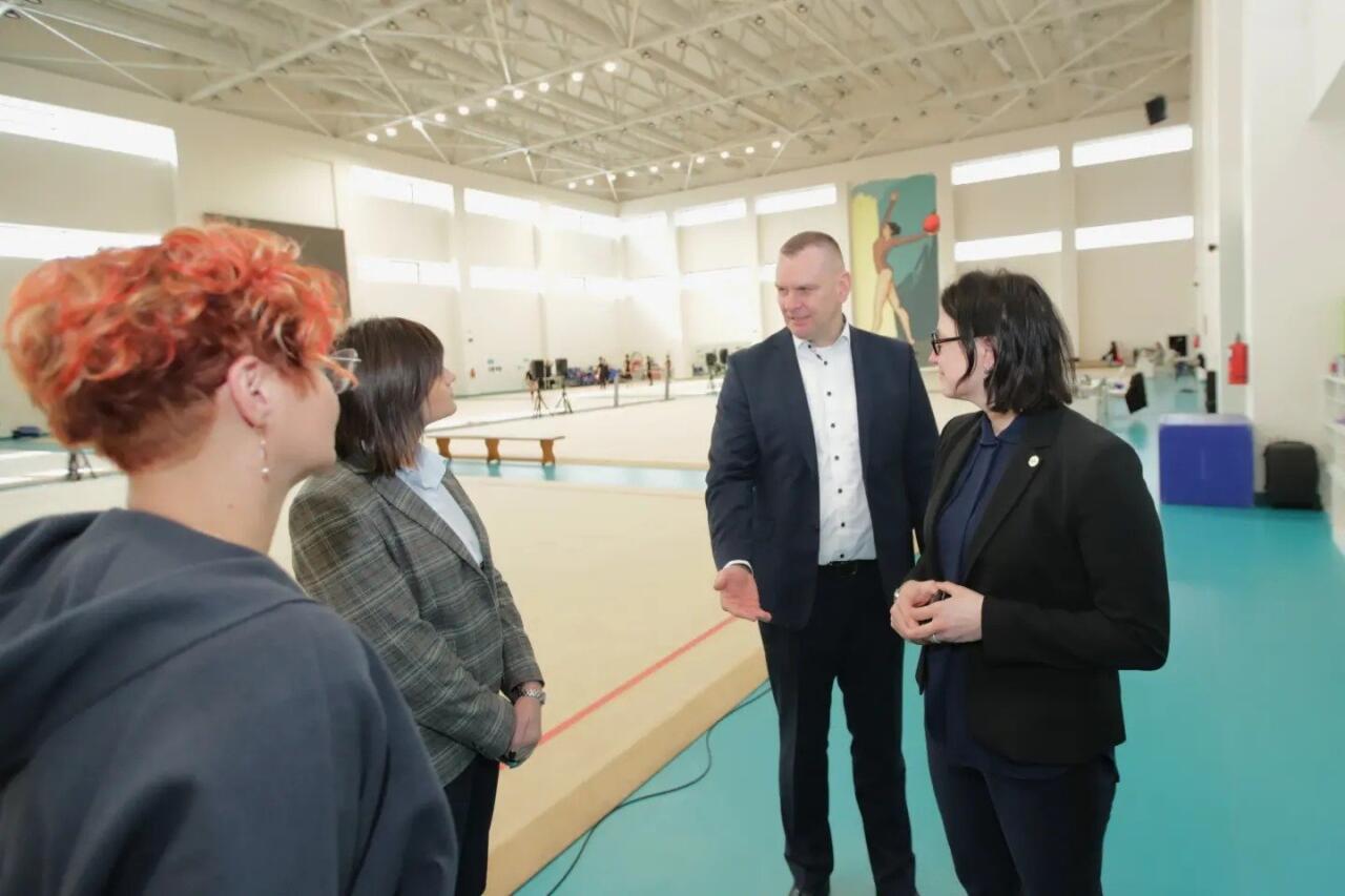 Исполнительный директор Национального агентства спорта Литвы посетил Арену гимнастики в Баку