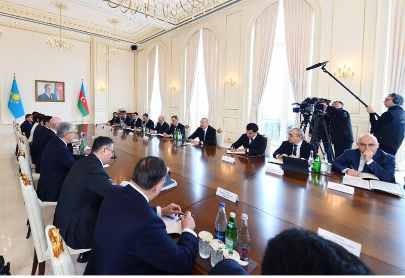 Президент Ильхам Алиев: Мы радуемся успехам Казахстана