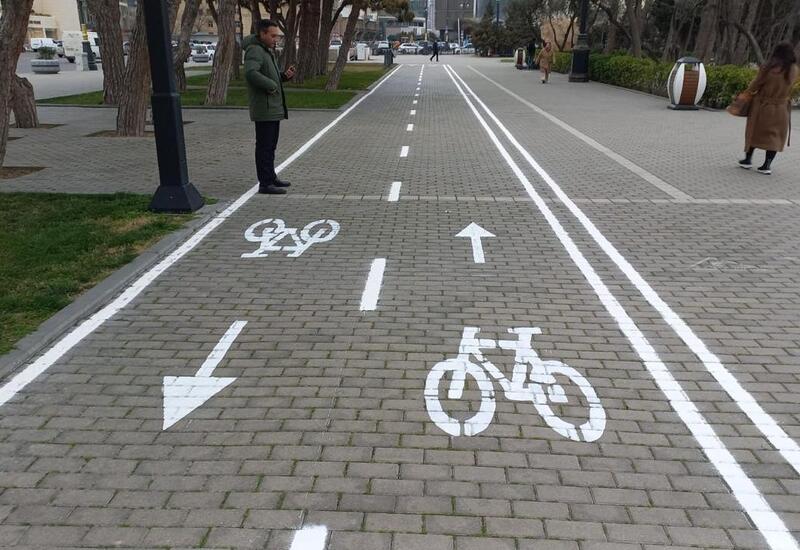 В Азербайджане в законодательство вводятся понятия велосипедная полоса, тропа и дорога