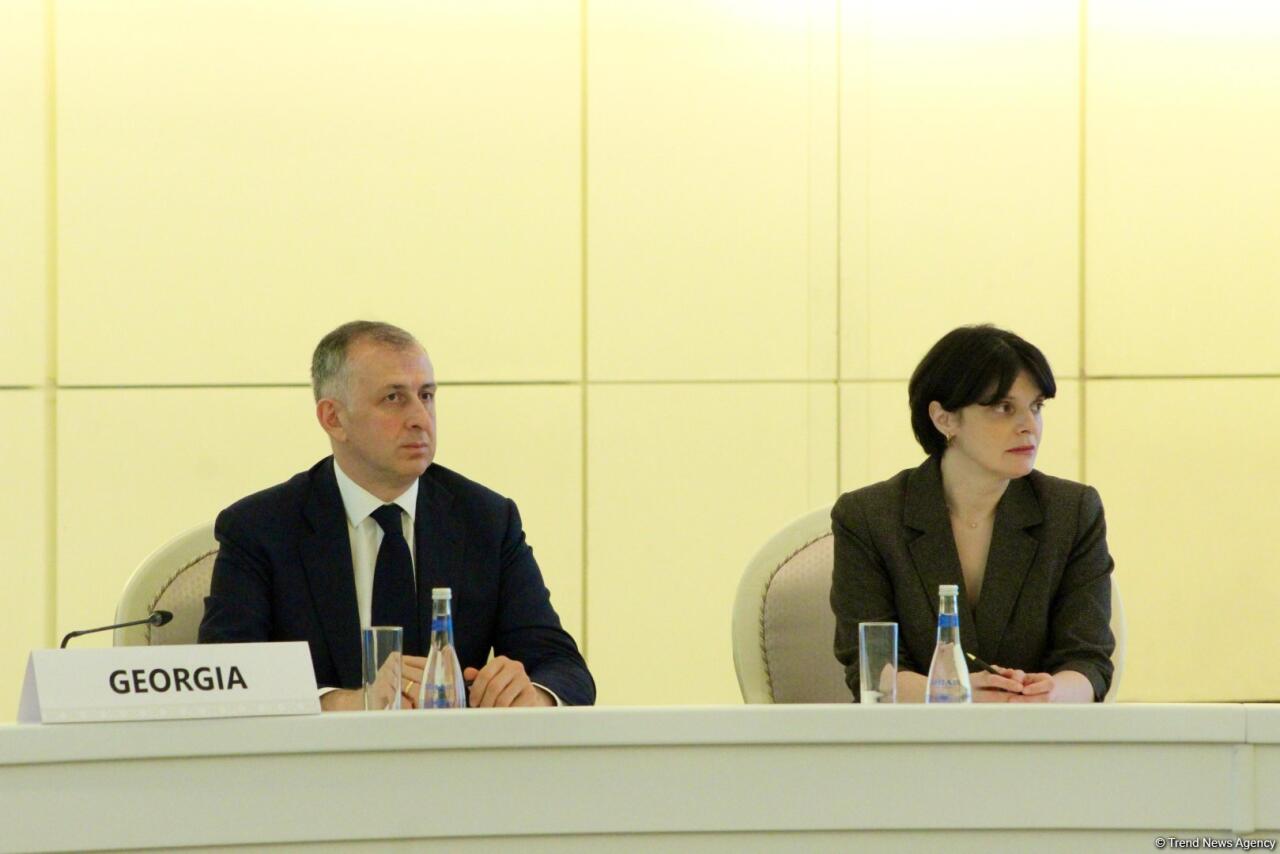Девятая трехсторонняя встреча глав МИД Азербайджана, Турции и Грузии в Баку