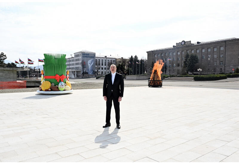 Prezident İlham Əliyev: Xankəndinin mərkəzi meydanına “Zəfər meydanı” adı vermişəm